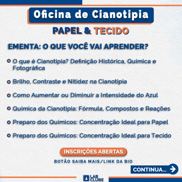 OFICINA PRESENCIAL CIANOTIPIA SOBRE PAPEL & TECIDO - 23 e 24/AGOSTO/25 - Imagem 4