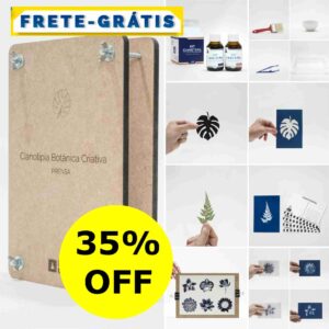 Kit Cianotipia Botânica Criativa