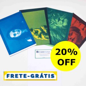 Cyano Paper Color – Papéis Coloridos Sensibilizados Para Impressão Solar